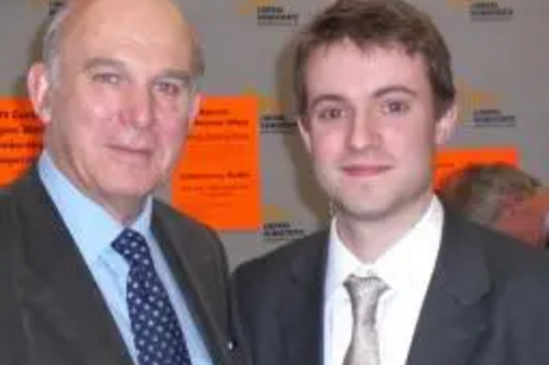 Henry Vann and Dr Vince Cable MP