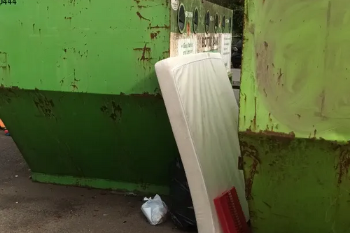 Dumped mattress