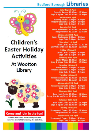 Wootton Library Easter 2019