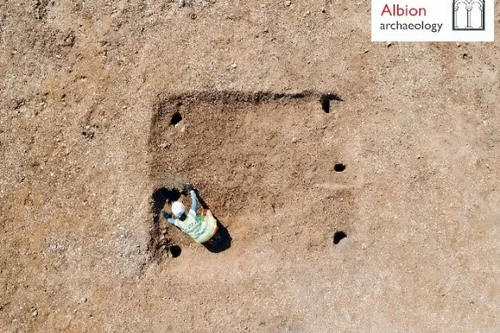 Anglo-Saxon building being investigated at Biddenham