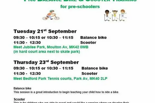 Balance Bike and Scooter training