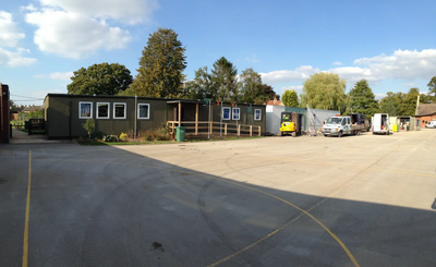 Harrold Lower School Temporary Classrooms Alongside Newly-Built Permanent Replacement