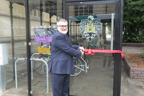 The new Smart Bike Shelter