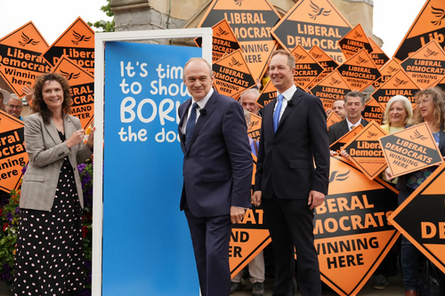 Ed Davey and Richard Foord