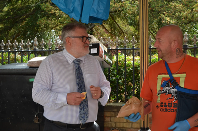 Mayor Dave at Bedford Charter Market