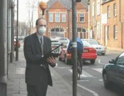 Michael Headley surveys traffic