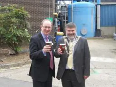 Dave Hodgson and Paul Wells of Wells and Youngs at Eagle IPA Relaunch