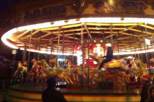 The Carousel at Bedford's Christmas Fair