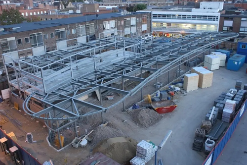 The new Bedford Bus Station taking shape during development