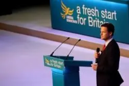 Nick Clegg MP delivers his keynote speech