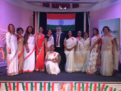 Mayor Dave Hodgson joins the celebrations on India Independence Day in Bedford