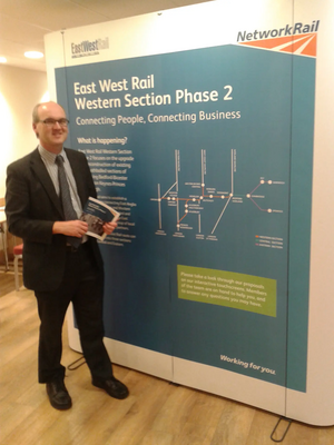 Councillor Michael Headley has led on East West Rail