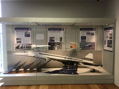 Concorde display at The Higgins