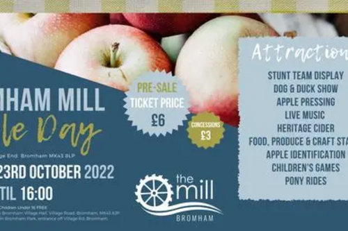 Bromham Mill Apple Day poster