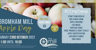 Bromham Mill Apple Day poster