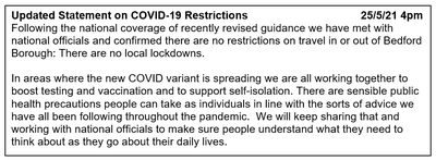 4pm Coronavirus update