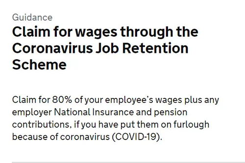 HMRC Furlough Scheme Site