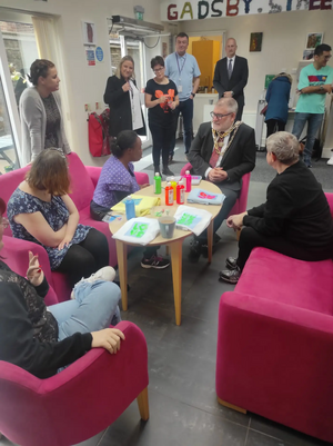 Mayor Dave Hodgson visits the Centre for Independent Living