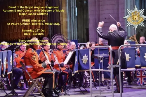 Royal Anglian Regiment’s autumn band concert