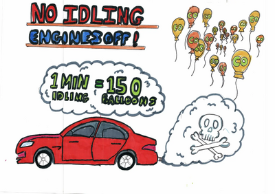 No idling poster