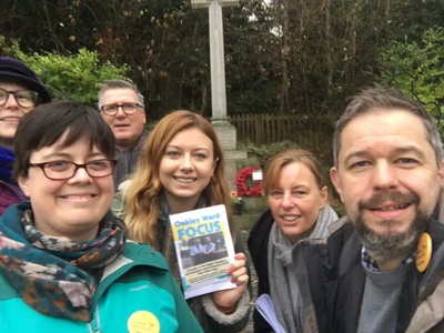 Bedford Liberal Democrats out campaigning