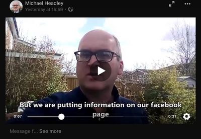 Cllr Michael Headley Video Still