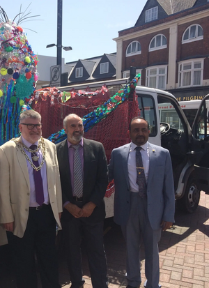 Mayor Dave Hodgson at the Bedford Multicultural Parade