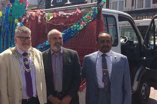 Mayor Dave Hodgson at the Bedford Multicultural Parade