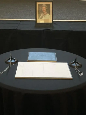 A Book of Condolence will be opened on Saturday