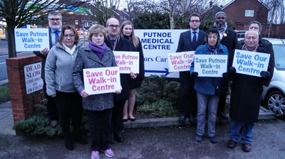 Liberal Democrats Campaigning to Save Putnoe Walk-In Centre from Closure