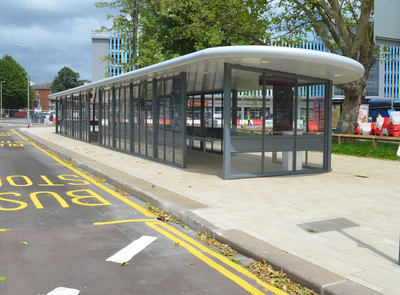 The Departure Hub at Bedford Bus Station