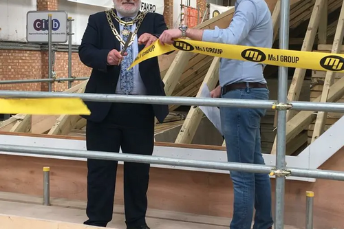 Mayor Dave Hodgson opens M&J Group's training centre