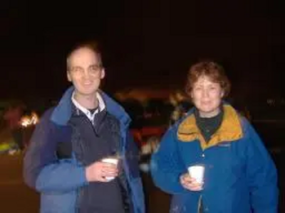 Michael & Christine Prepare for sleepout