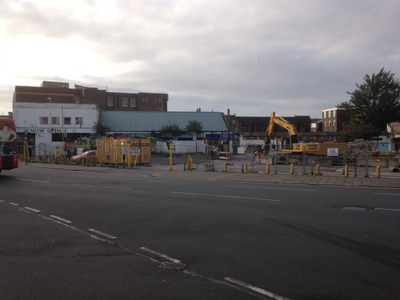 Charles King, Broadway Site Demolition Underway