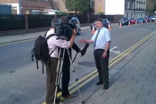 Dave Hodgson tells BBC Look East about the St Mary's Street works