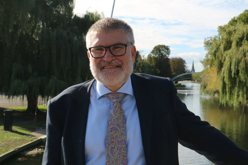 Mayor Dave Hodgson by the River in Bedford