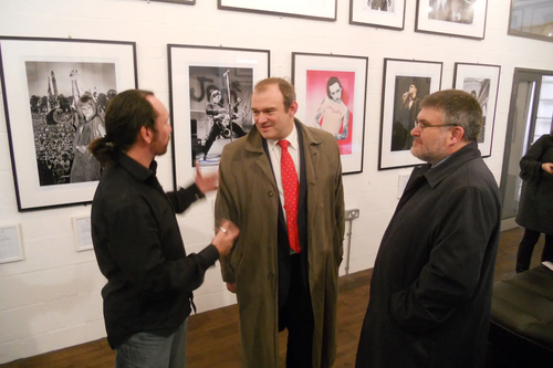 Ed Davey MP and Dave Hodgson find out more about the exciting new Rock City Art gallery at Castle Quay in Bedford