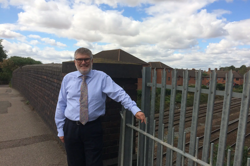 Mayor Dave Hodgson on Bromham Road Bridge