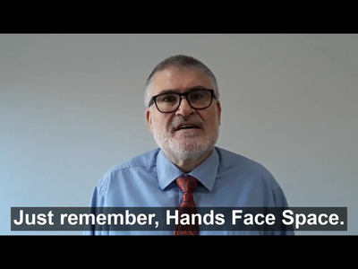 Mayor Dave Hands Face Space Video Screenshot