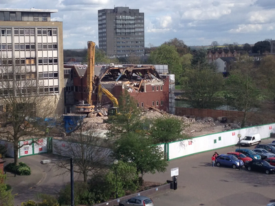 Demolition of Bedford Town Hall Annex Office Building