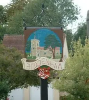 Biddenham village sign