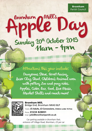 Apple Day at Bromham Mill Poster