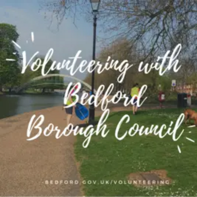 Bedford Borough Council volunteering graphic