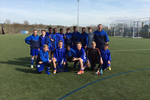 2013-14 Bedford and District Schools FA Under 13s squad photo