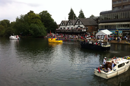 Bedford River Festival Parade of Boats