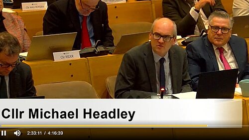 Michael Headley Full Council