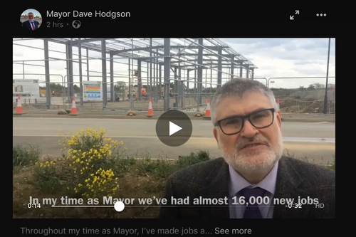 Mayor Dave Hodgson Video Screenshot