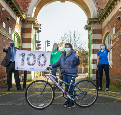 100 bikes donated to key workers