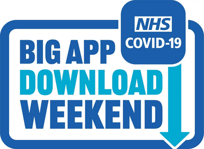 NHS COVID19 App Big download weekend Graphic