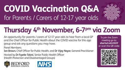 COVID-19 Vaccination Q&A graphic